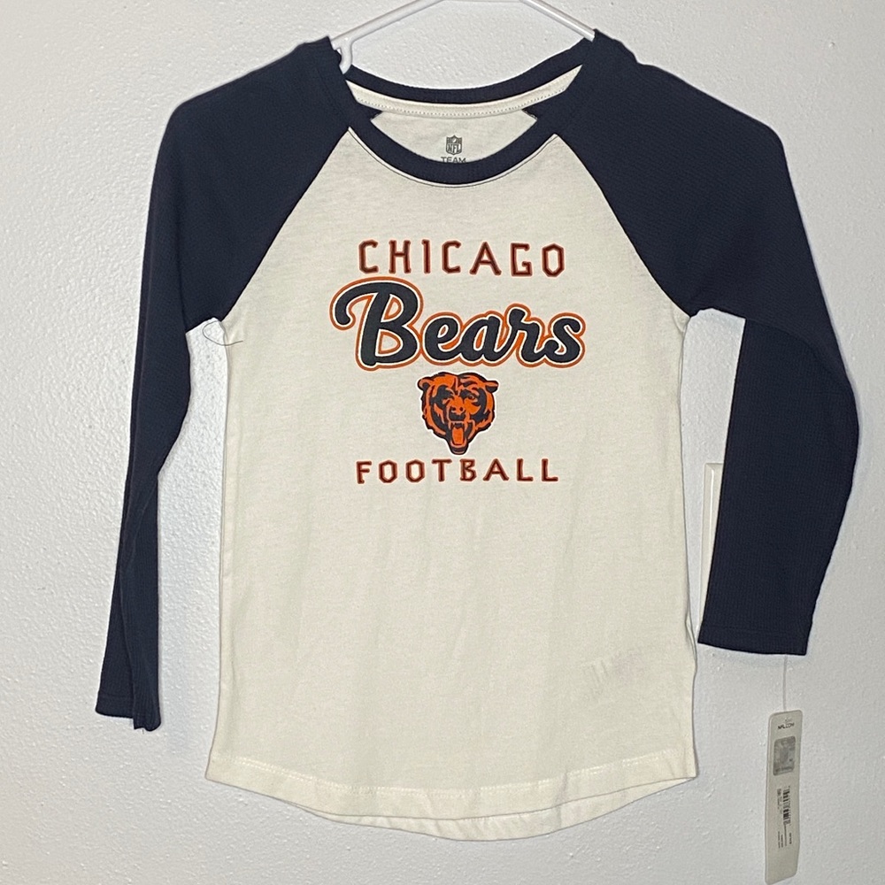 Youth Girls NFL Bears 3/4 Sleeve Shirt